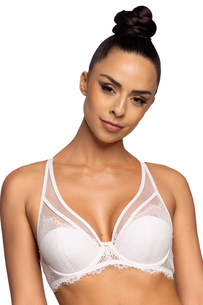 Biustonosz push up Biustonosz Push-up Model Liza M-3735/11/1 Milk - Mat — zdjęcie 1