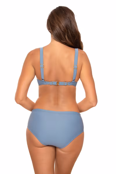 Kostium dwuczęściowy Kostium kąpielowy Model Gita M-685 Brudny Błękit - Marko — zdjęcie 3