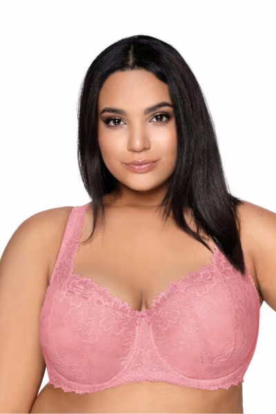 Biustonosz push up Biustonosz usztywniany Model Carmela Big M-053/22 Pink 2 - Mat — zdjęcie 1