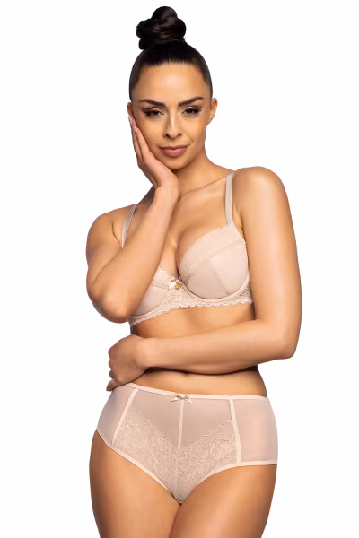 Biustonosz push up  Biustonosz Push-up Model 3705/11 Letika Beige - Mat — zdjęcie 2