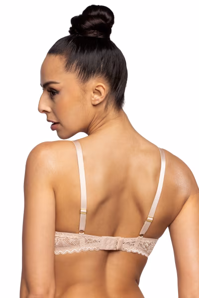 Biustonosz push up  Biustonosz Push-up Model 3705/11 Letika Beige - Mat — zdjęcie 3