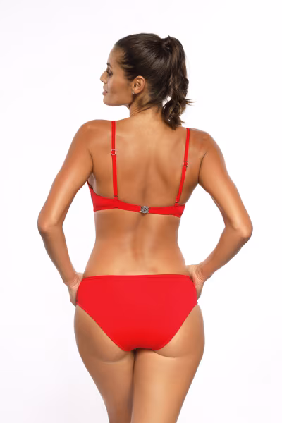Kostium dwuczęściowy Kostium kąpielowy Model Jasmine Venere M-625 Red/Gold - Marko — zdjęcie 3