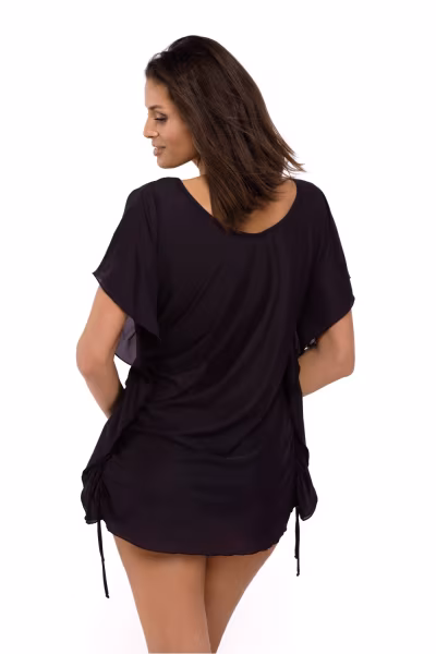 Sukienka Plażow Tunika Model Kaya Nero M-516 Black  - Marko — zdjęcie 2