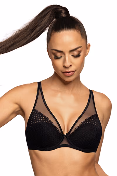 Biustonosz push up  Biustonosz Push-up Model 3733/11/1 Marley Black - Mat — zdjęcie 1