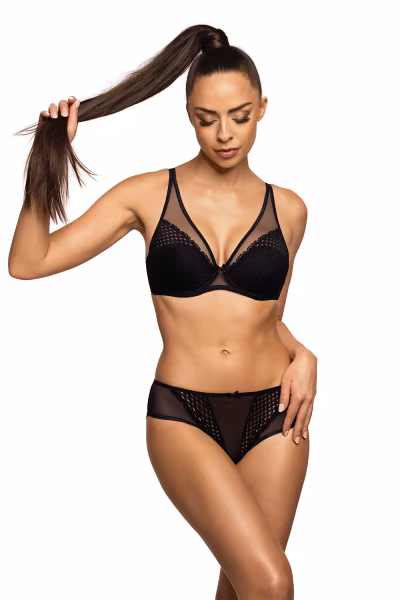 Biustonosz push up  Biustonosz Push-up Model 3733/11/1 Marley Black - Mat — zdjęcie 2