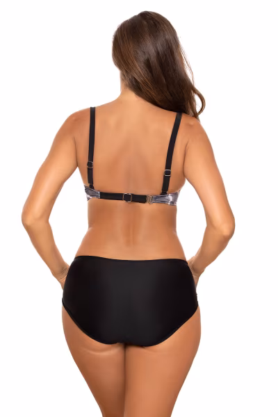 Kostium dwuczęściowy Kostium kąpielowy Model Catherine M-636 Milk/Black - Marko — zdjęcie 3