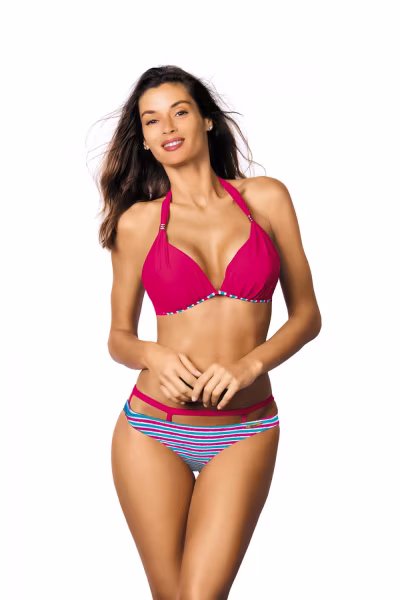 Kostium dwuczęściowy Kostium Kąpielowy Model Brenda Clematis M-403 Pink - Marko — zdjęcie 2