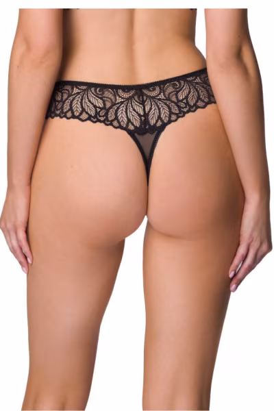 Stringi Model Nerine S-3931/4 Black - Mat — zdjęcie 3