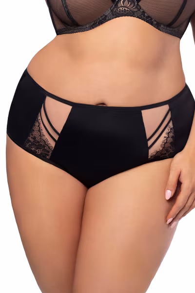 Figi Model K497 Paradise Black - Gorsenia Lingerie — zdjęcie 1