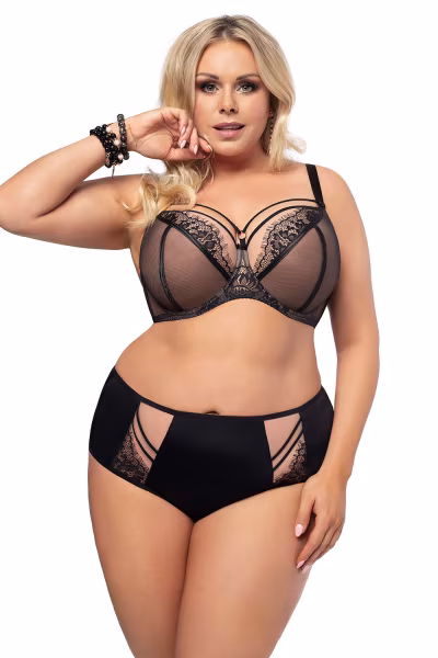 Figi Model K497 Paradise Black - Gorsenia Lingerie — zdjęcie 2