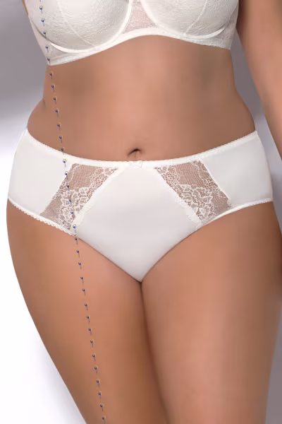 Figi Model K358 Blanca Ecru - Gorsenia Lingerie — zdjęcie 1