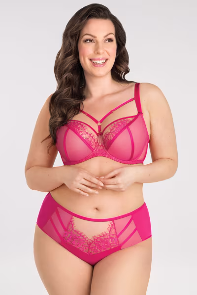 Biustonosz Soft Model Paradise K496 Amarant - Gorsenia Lingerie — zdjęcie 2