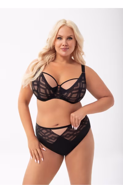 Figi Model Estelle K898 Black - Gorsenia Lingerie — zdjęcie 1