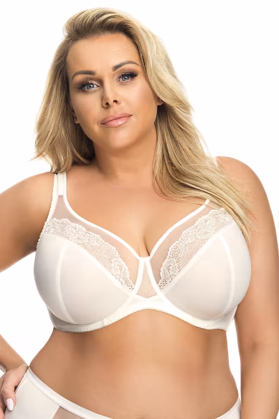 Biustonosz Soft Model Luisse K441 Śmietana - Gorsenia Lingerie — zdjęcie 1