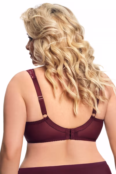 Biustonosz Soft Model Luisse K441 Bordo - Gorsenia Lingerie — zdjęcie 3