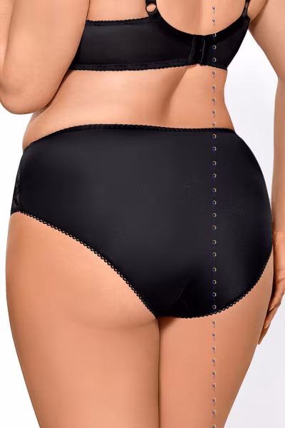 Figi Model K379 Victoria Black - Gorsenia Lingerie — zdjęcie 3