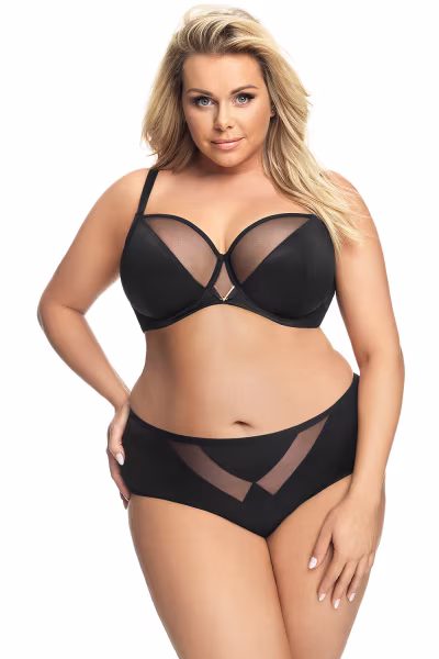 Biustonosz Soft Model Vicky K564 Black - Gorsenia Lingerie — zdjęcie 2