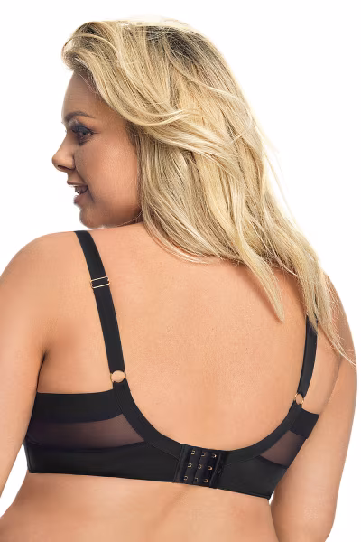 Biustonosz Soft Model Vicky K564 Black - Gorsenia Lingerie — zdjęcie 3