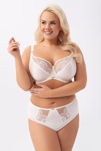 Biustonosz Soft Model Evia K937 Cream - Gorsenia Lingerie — zdjęcie 2