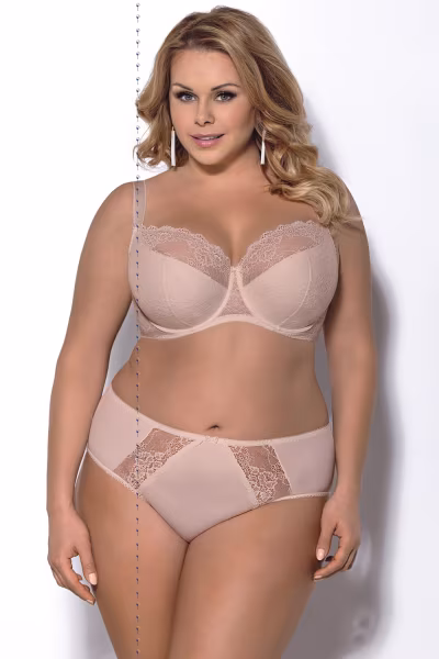 Biustonosz Soft Biustonosz Semi-Soft Model K357 Blanca Beige - Gorsenia Lingerie — zdjęcie 2