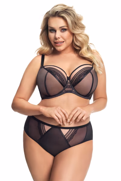 Figi Model Martynika K672 Black - Gorsenia Lingerie — zdjęcie 2