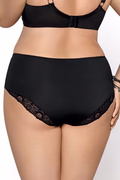 Figi Model K426 Casablanca Black - Gorsenia Lingerie — zdjęcie 3