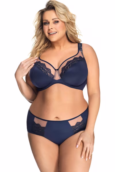 Figi Model Luisse K442 Navy - Gorsenia Lingerie — zdjęcie 1