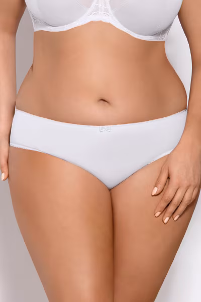 Figi Model K326 Adele White - Gorsenia Lingerie — zdjęcie 1