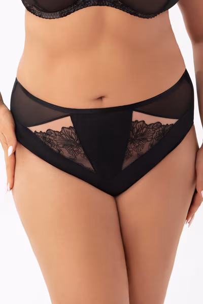 Figi Model Daniela K903 Black - Gorsenia Lingerie — zdjęcie 1