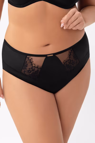 Figi Model Evia K938 Black - Gorsenia Lingerie — zdjęcie 1