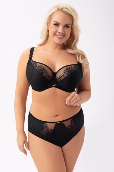 Figi Model Evia K938 Black - Gorsenia Lingerie — zdjęcie 2