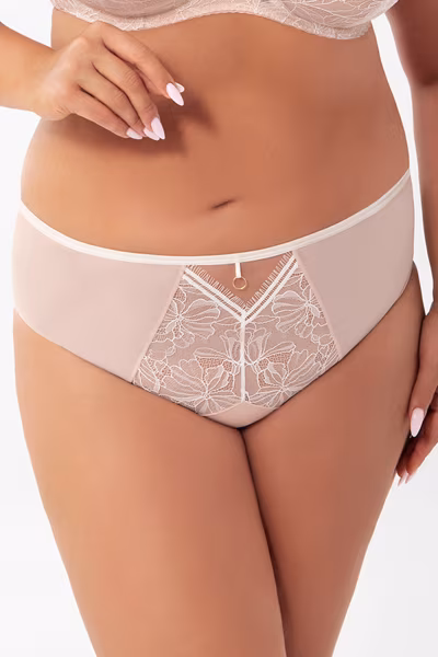 Figi Model Mirella K905 Beige - Gorsenia Lingerie — zdjęcie 1
