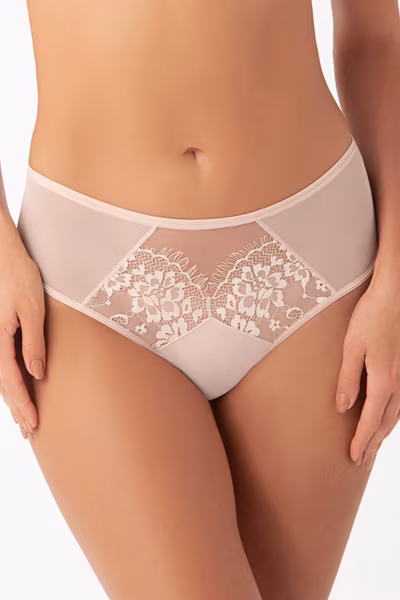 Figi Brazyliany Model Alicante K649 Beige - Gorsenia Lingerie — zdjęcie 1