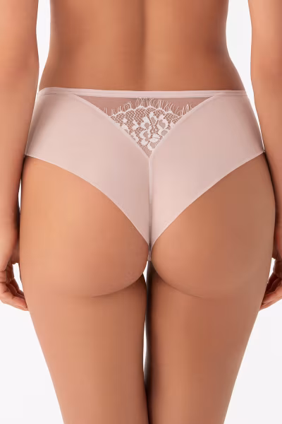 Figi Brazyliany Model Alicante K649 Beige - Gorsenia Lingerie — zdjęcie 3