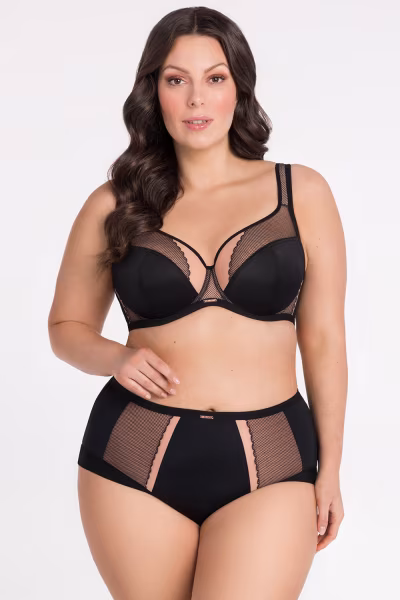 Figi Model Luissa K442/1 Black - Gorsenia Lingerie — zdjęcie 1