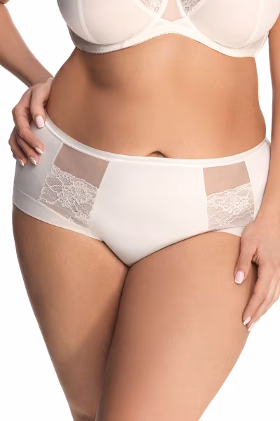 Figi Model Luisse K442 Śmietana - Gorsenia Lingerie — zdjęcie 1