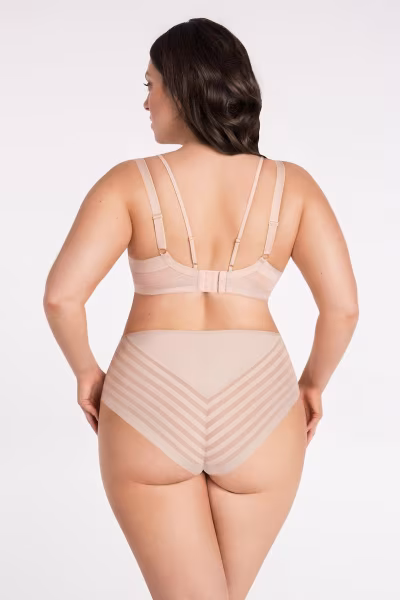 Figi Model Yoko 811/1 Beige - Gorsenia Lingerie — zdjęcie 2