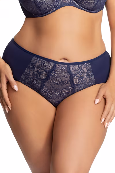Figi Model Blanca K358 Navy - Gorsenia Lingerie — zdjęcie 1