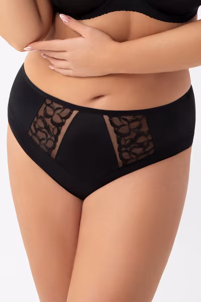 Figi Model Isla K935 Black - Gorsenia Lingerie — zdjęcie 1