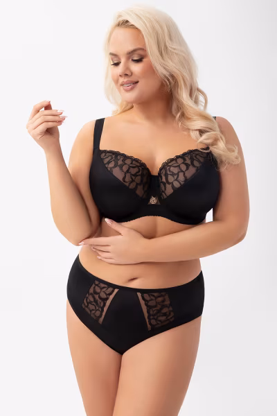 Figi Model Isla K935 Black - Gorsenia Lingerie — zdjęcie 2