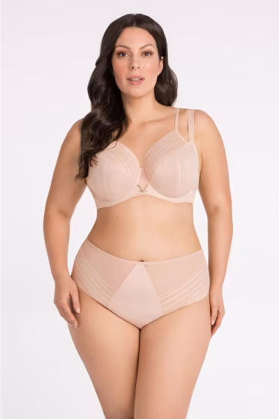 Biustonosz Soft Model Yoko 810 Beige - Gorsenia Lingerie — zdjęcie 1
