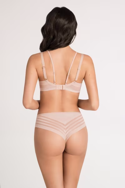 Biustonosz Soft Model Yoko 810 Beige - Gorsenia Lingerie — zdjęcie 3