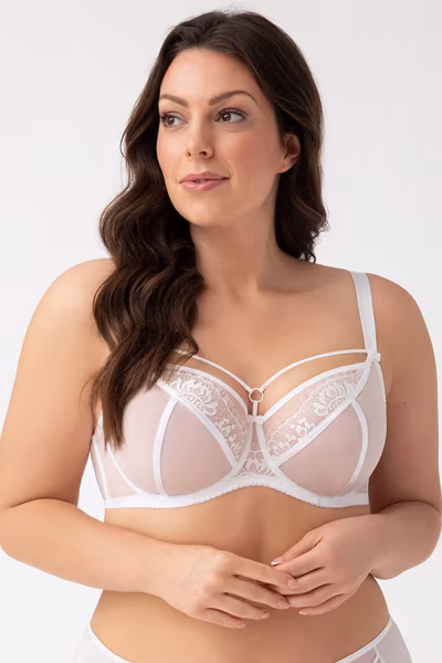 Biustonosz Soft Model Paradise K496 White - Gorsenia Lingerie — zdjęcie 1