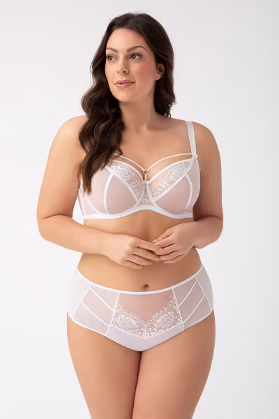 Biustonosz Soft Model Paradise K496 White - Gorsenia Lingerie — zdjęcie 2