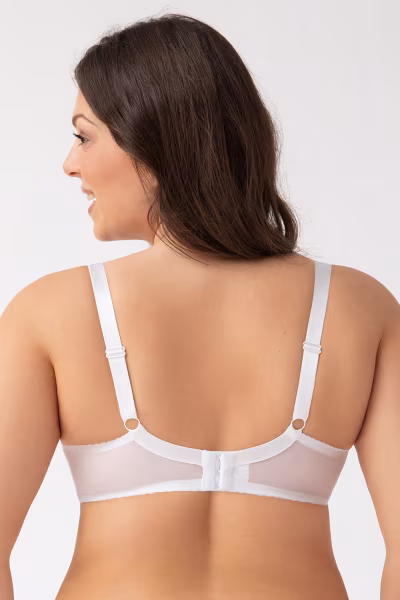 Biustonosz Soft Model Paradise K496 White - Gorsenia Lingerie — zdjęcie 3