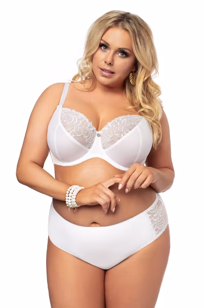 Biustonosz Soft Model K378 Victoria White - Gorsenia Lingerie — zdjęcie 2