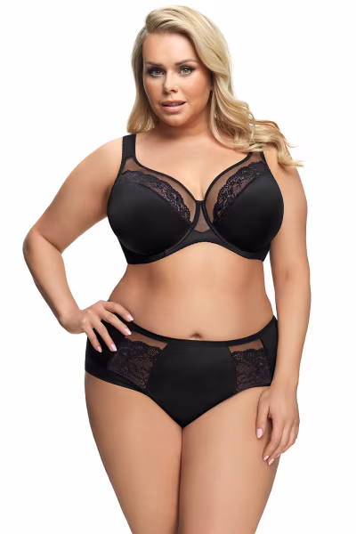 Biustonosz Soft Model Luisse K441 Black - Gorsenia Lingerie — zdjęcie 2