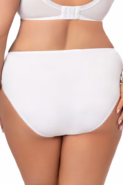 Figi Model K379 Victoria White - Gorsenia Lingerie — zdjęcie 3