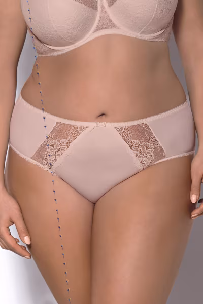 Figi Model K358 Blanca Beige - Gorsenia Lingerie — zdjęcie 1