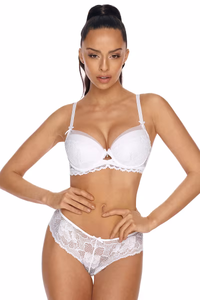 Biustonosz push up Biustonosz Push-up Model 3329/11 Angel White - Mat — zdjęcie 2
